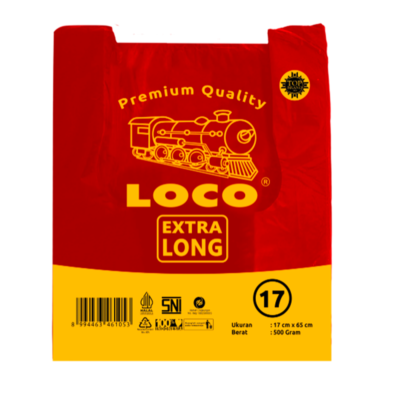 Alternative view of Kantong Loco Extra Long Merah Uk 17, 28 (500 gr)