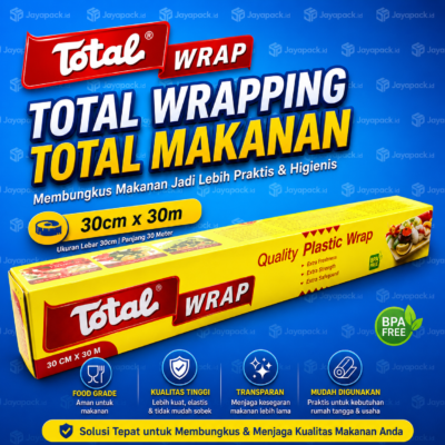 Total Wrapping Total Makanan 30cm x 30m
