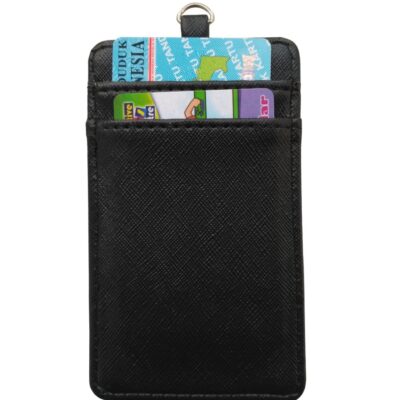 Alternative view of Name Tag / Tali ID Card Holder / Gantungan ID Card Kulit Sintetis