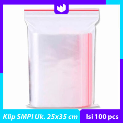 Plastik Klip merk SMPI Uk. 25x35  (Isi 100 pcs)