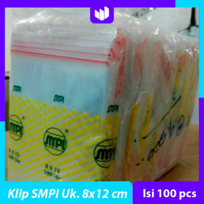 Plastik Klip merk SMPI Uk. 8x12  (Isi 100 pcs)