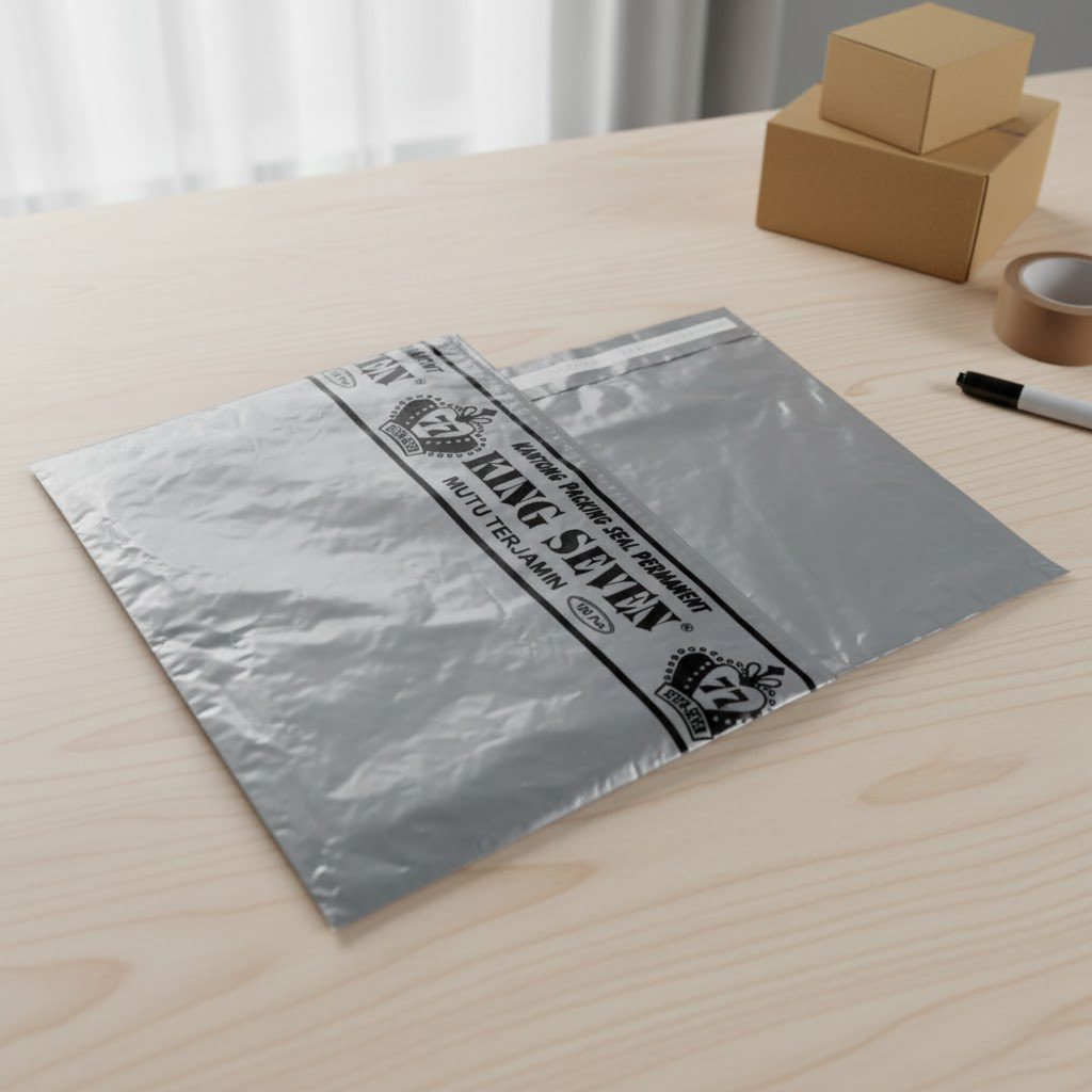 Plastik PE Lem Polymailer KING SEVEN 17x30 cm (Isi 100 pcs) - Gambar 2
