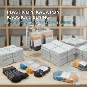 Plastik OPP Kaca Pon Kaos Kaki / Kemasan Packing Kaos Kaki (1 kg)