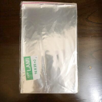 Plastik OPP Lem 16x25 (Isi 100 pcs)