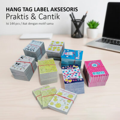 Hang tag label card (Isi 144 pcs)
