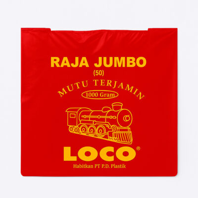 Alternative view of Kantong Plastik LOCO JUMBO Merah Uk 50 (1 kg)