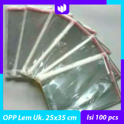Plastik Opp Lem 25x35 cm (Isi 100 pcs)