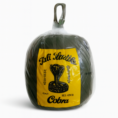 Tali Plastik Rafia Hitam Cobra (1 Kg)