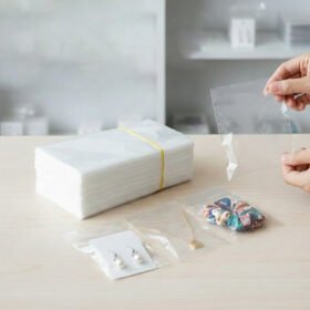 Plastik OPP Kaca Bening TIPIS 027mic Uk Lebar 5-9 (Isi 1 kg) plastik aksesoris