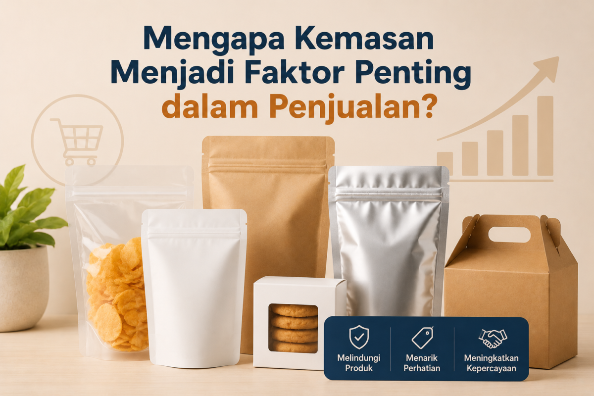 Kemasan produk yang menarik untuk meningkatkan penjualan dan kepercayaan konsumen