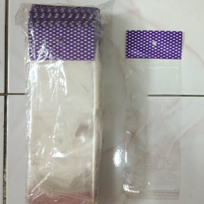 Alternative view of Plastik Opp Lubang Display Warna 8x16 (Isi 500 pcs)