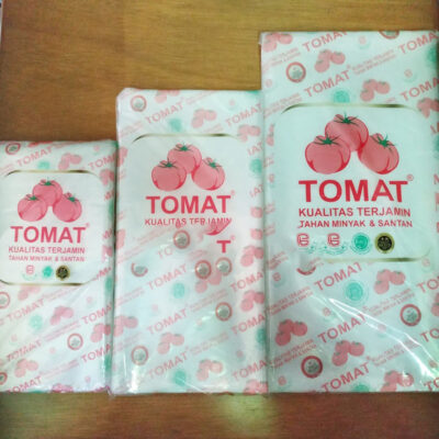 Plastik PE Tomat untuk Air dan Es Uk.1/4, 1/2, 1, 2 kg (250 gr)