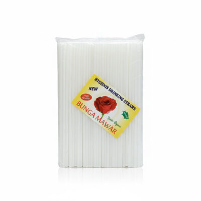Alternative view of Sedotan Plastik Merk Mawar Drinking Straws Higienis (Isi 500 pcs)