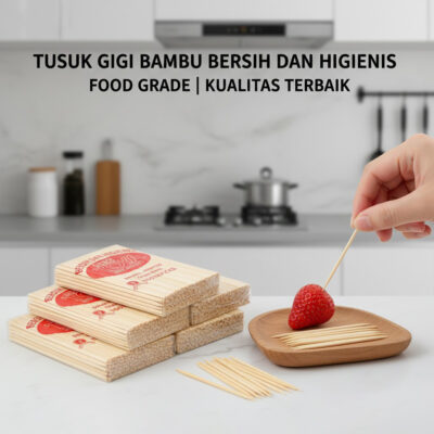 Tusuk Gigi Bambu Premium Merk Toya
