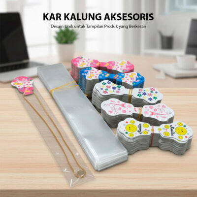 Alternative view of Card Hang Tag Kalung Label Aksesoris (Isi 10rb pcs)