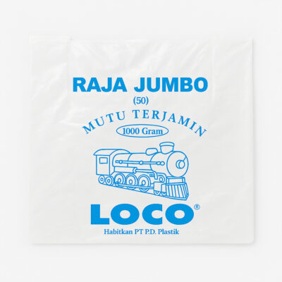 Alternative view of Kantong Plastik LOCO JUMBO Putih Uk 50 (1 kg)