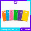 Pon Oval Polos 12x17 (Isi 100 pcs)