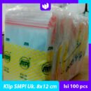 Plastik Klip merk SMPI Uk. 8x12  (Isi 100 pcs)