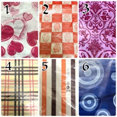 Alternative view of Plastik Pon Oval Plong Motif uk 25x35 (isi 100 pcs)