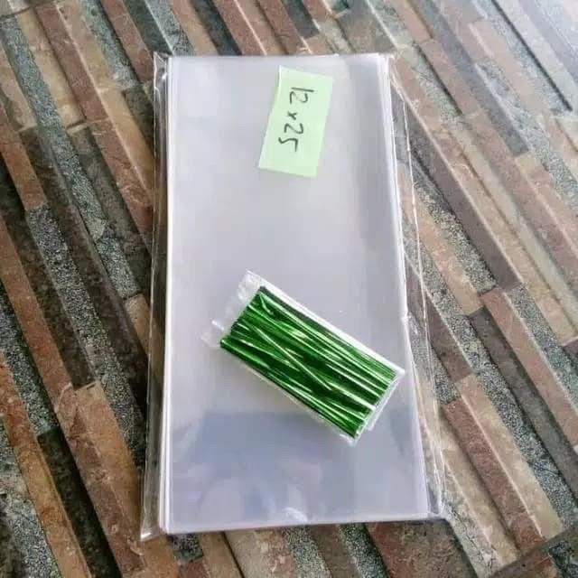 Plastik OPP Lem 12x25 (Isi 100 pcs)