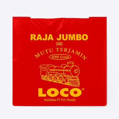 Alternative view of Kantong Plastik LOCO JUMBO Merah Uk 50 (1 kg)
