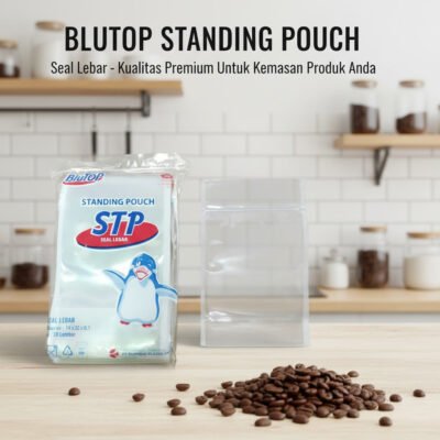 Plastik Standing Pouch 14x22 Seal Lebar STP (Isi 50 pcs)