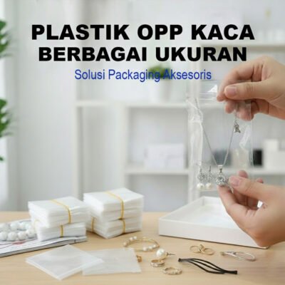 (Uk 4/ KG) Plastik Opp Kaca Bening Kemasan Aksesoris dan Souvenir