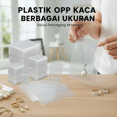 (3-9 / 500 gram) Plastik Opp Kaca Bening
