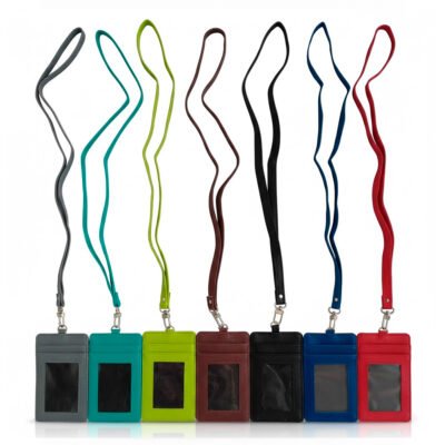 Name Tag / Tali ID Card Holder / Gantungan ID Card Kulit Sintetis