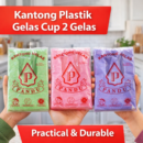 Kantong Plastik Gelas Cup 2 Gelas