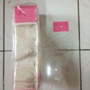 Plastik Opp Lubang Display Warna 6x16 (Isi 500 pcs) Pink