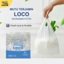 Kantong Plastik Loco Ekonomis Putih 17 (50 pcs)