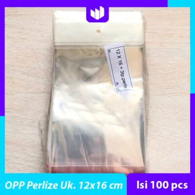 Plastik Perlize Lubang 12×16 (+3 cm lem) Isi 100 pcs