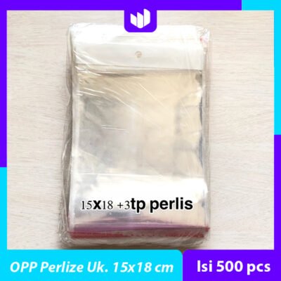 Plastik Perlize 15x18 (+3 cm lem) Isi 500 pcs