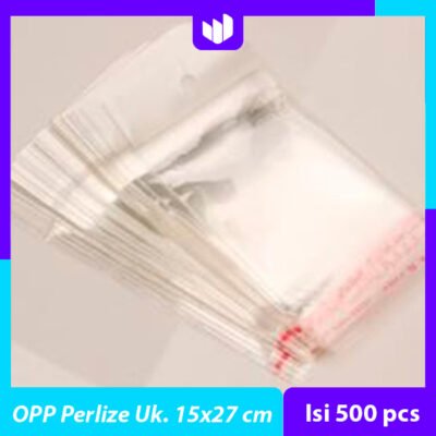Plastik Perlize 15x27 (+3 cm lem) Isi 500 pcs