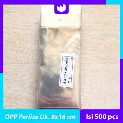 Plastik Perlize 8x16 (+3 cm lem) Isi 500 pcs