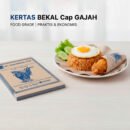 Kertas Nasi Gajah 25×35 Biru (Isi 250 Lbr)
