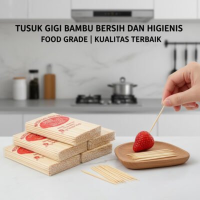 Tusuk Gigi Bambu Premium Merk Toya