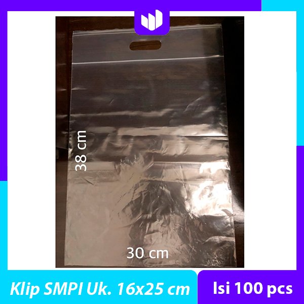 Plastik Klip Pond 30x38 +7 cm / Plastik Ziplock Bening