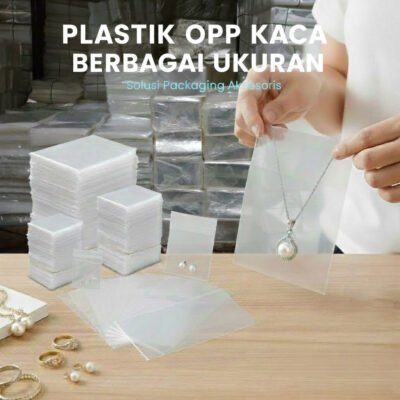 (4-5 / KG) Plastik Opp Kaca Bening Kemasan Aksesoris dan Souvenir