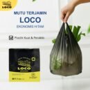 Kantong Plastik Loco Ekonomis Hitam 17 (50 pcs)
