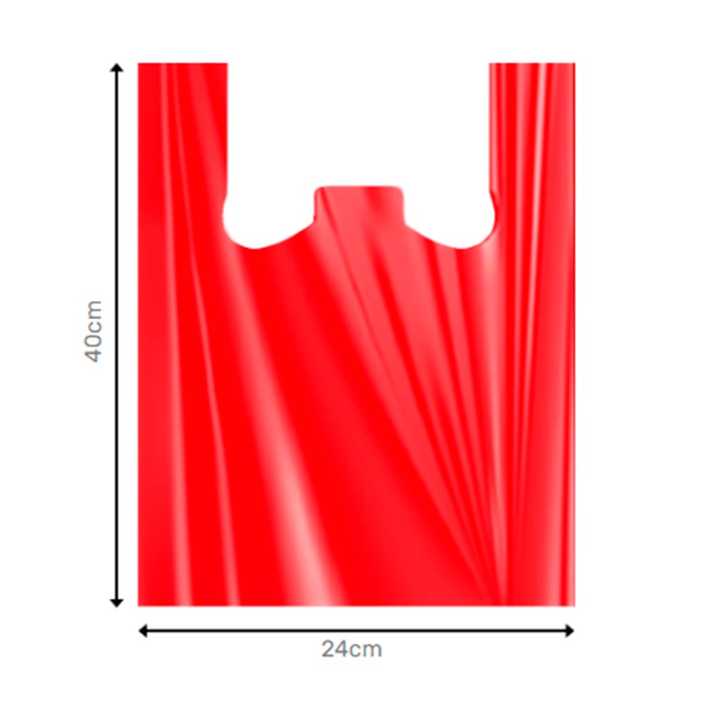 Kantong Plastik Loco Ekonomis Merah 24 (50 pcs) - Gambar 2