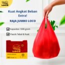 Kantong Plastik LOCO JUMBO Merah Uk 50 (1 kg)