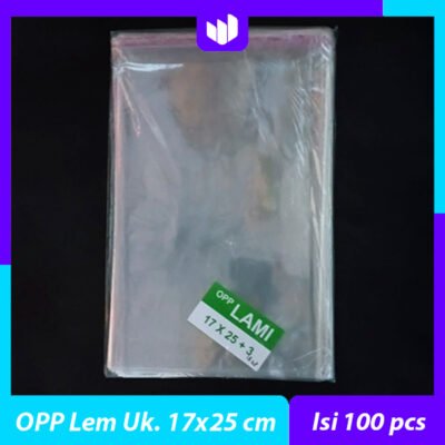 Plastik Opp Lem 17x25 (Isi 100 pcs)