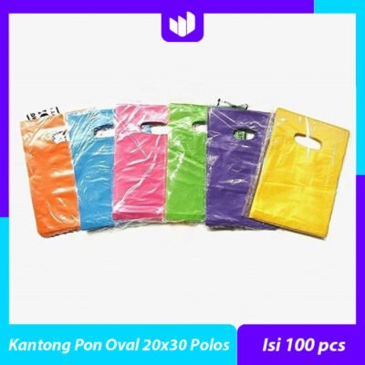 Plastik Plong Oval 20x30 (Isi 100 pcs)