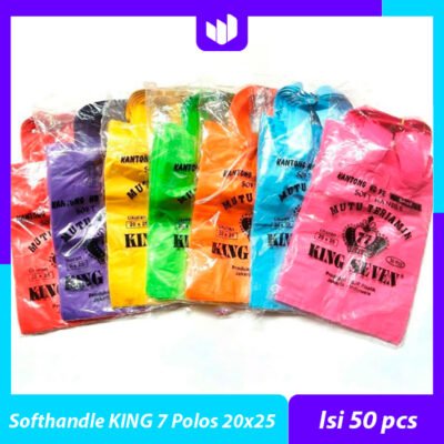 Plastik Softhandle Polos SMALL 20x25 Merk KING 7