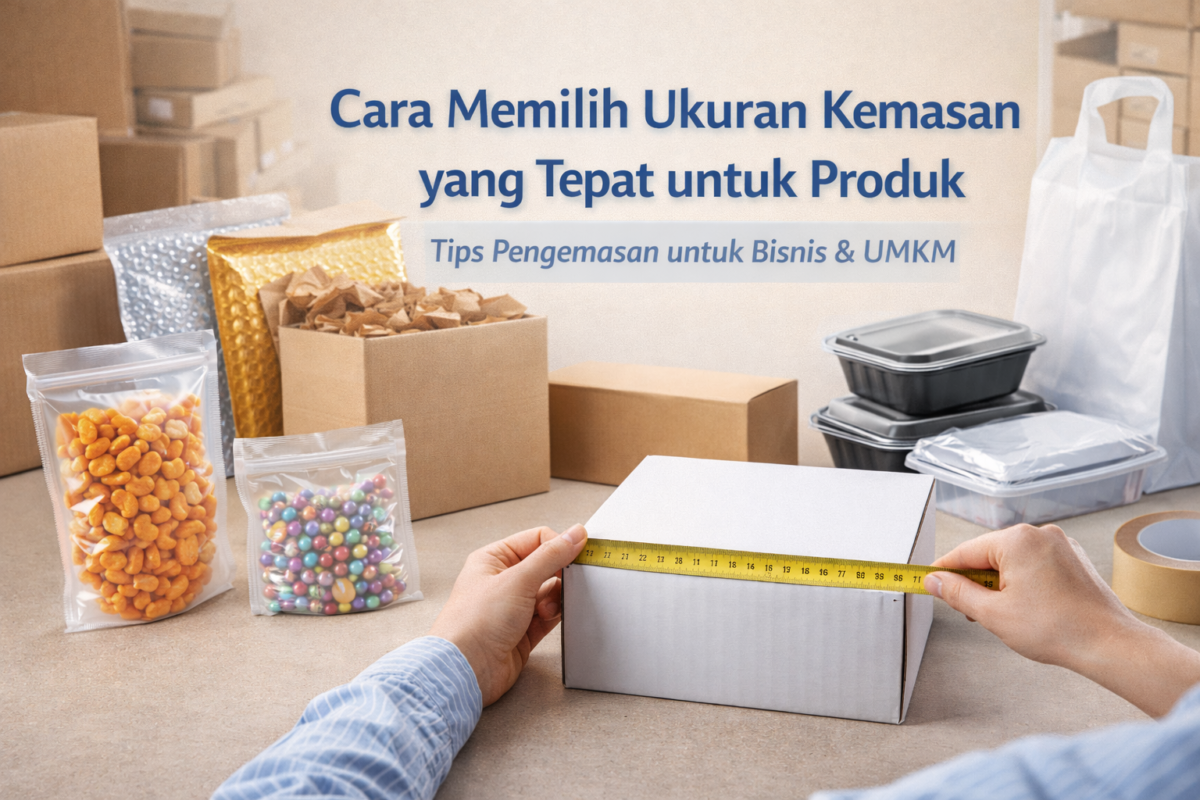 Cara Memilih Ukuran Kemasan yang Tepat untuk Produk