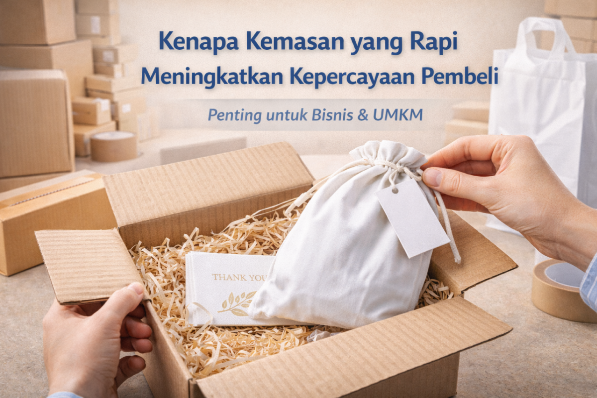 Kenapa Kemasan yang Rapi Meningkatkan Kepercayaan Pembeli